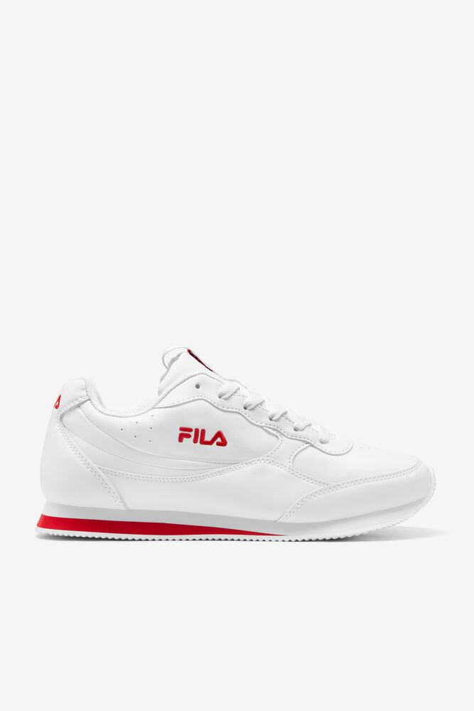 Fila Trainers Mens White Panzia - Ireland 39524-ZNJU